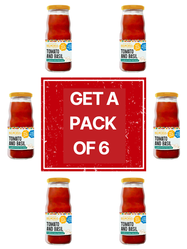 Italian tomato sauces pack of 6